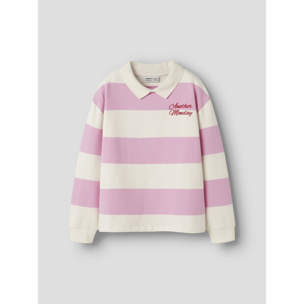 name it Polo Sweatshirt Langarm begonia pink