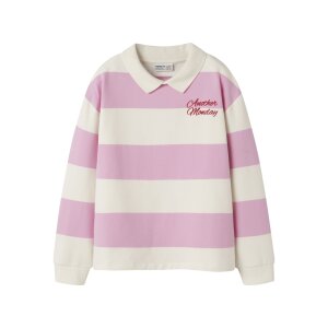 name it Polo Sweatshirt Langarm begonia pink