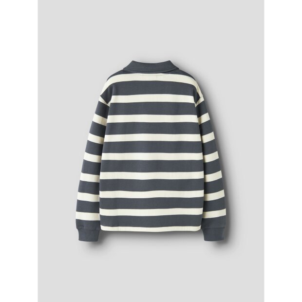 name it Sweatshirt Langarm Polo box Ombre Blue