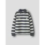 name it Sweatshirt Langarm Polo box Ombre Blue