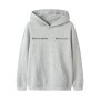 name it Sweatshirt mit langen Ärmeln in weiß mit Brustdruck Light Grey Melange