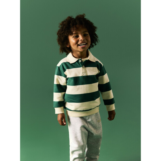 name it Langarm Sweatshirt mit Box-Print evergreen