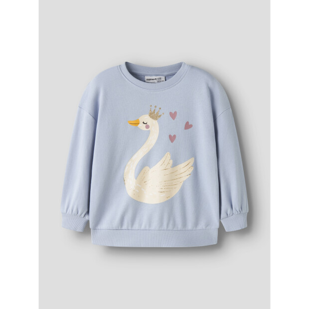 name it Langarm Sweatshirt subdued blue