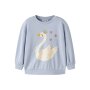 name it Langarm Sweatshirt subdued blue