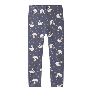 name it Leggings mit Allover-Print vintage indigo