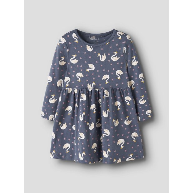 name it Langarm Kleid Vintage Indigo