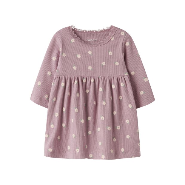 name it Langarm Kleid lilas