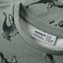 name it Langarm Sweatshirt Green Milieu