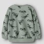 name it Langarm Sweatshirt Green Milieu