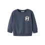name it Sweatshirt mit langen Ärmeln und Box-Print Vintage Indigo