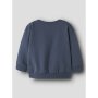 name it Sweatshirt mit langen Ärmeln und Box-Print Vintage Indigo