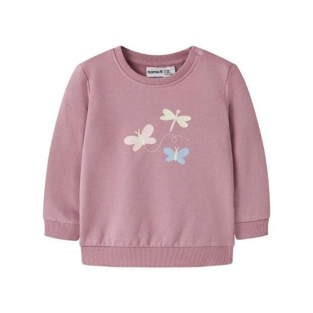 name it Sweatshirt Langarm box bru Lilas