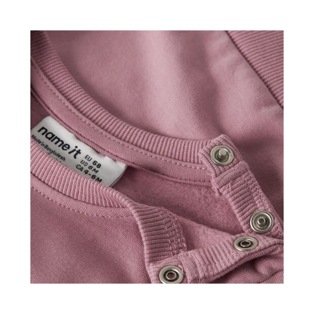name it Sweatshirt Langarm box bru Lilas