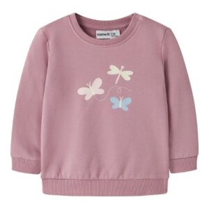 name it Sweatshirt Langarm box bru Lilas