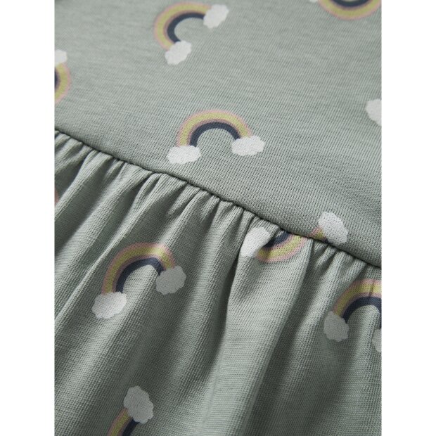 name it Langarm Kleid green milieu
