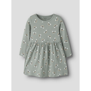 name it Langarm Kleid green milieu