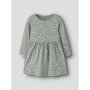 name it Langarm Kleid green milieu
