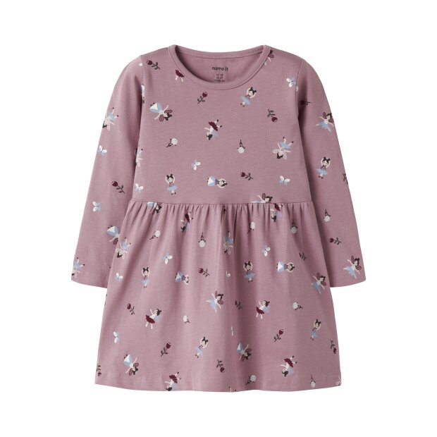 name it Langarm Kleid lilas