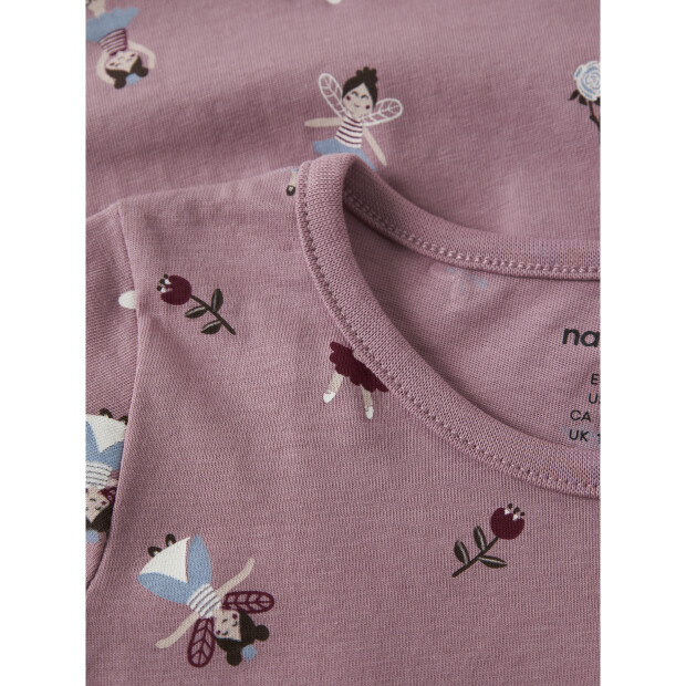 name it Langarm Kleid lilas