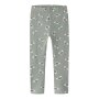 name it Leggings mit Allover-Print green milieu