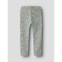 name it Leggings mit Allover-Print green milieu