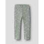 name it Leggings mit Allover-Print green milieu