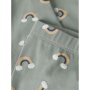 name it Leggings mit Allover-Print green milieu