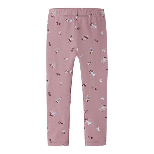 name it Leggings mit Allover-Print Lilas