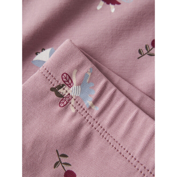 name it Leggings mit Allover-Print Lilas