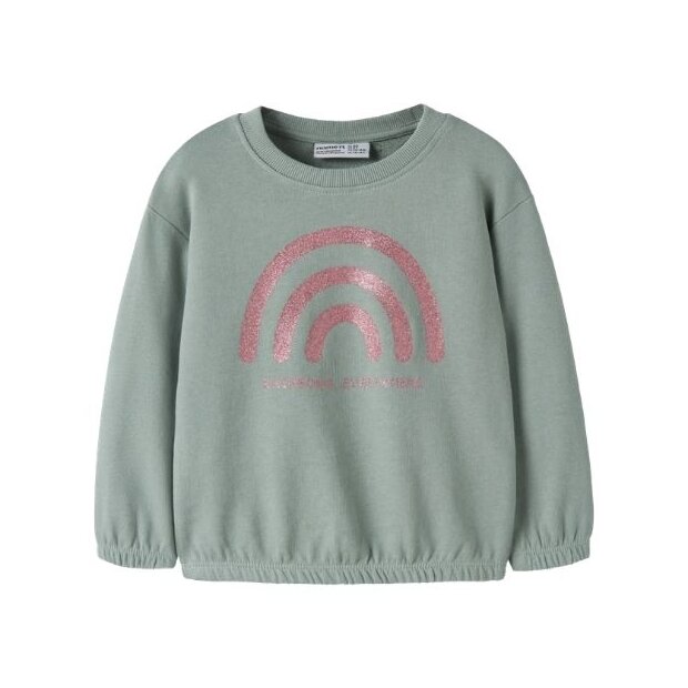 name it Sweatshirt Langarm green milieu