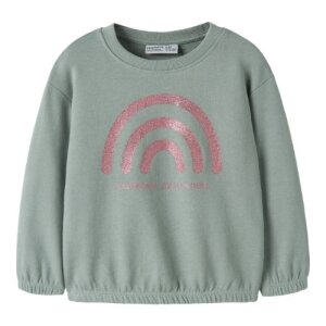 name it Sweatshirt Langarm green milieu