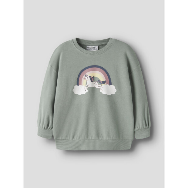 name it Langarm Sweatshirt green milieu
