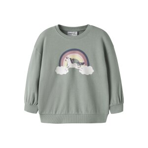 name it Langarm Sweatshirt green milieu