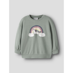 name it Langarm Sweatshirt green milieu