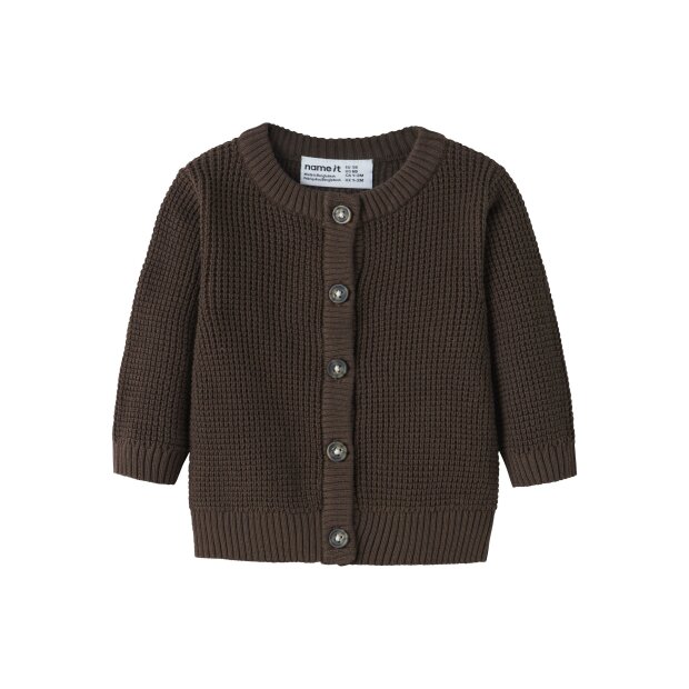 name it StrickJacke Langarm French Roast