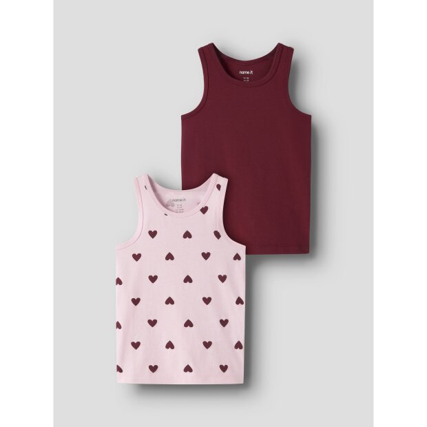 name it Top 2er set cutie heart Parfait Pink