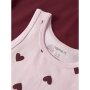 name it Top 2er set cutie heart Parfait Pink