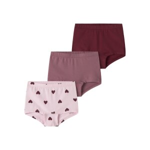 name it Leggings 3er-Pack Herz Parfait Pink
