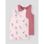 name it Top 2er set prinzessin Parfait Pink