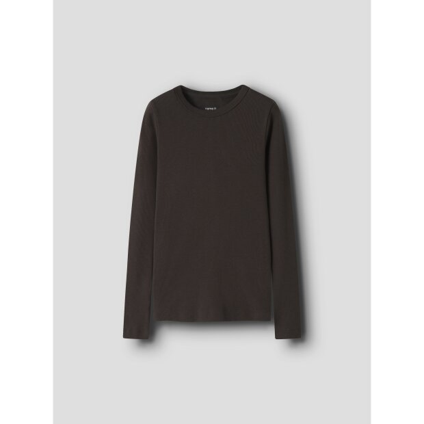 name it Langarm Top Chocolate Plum