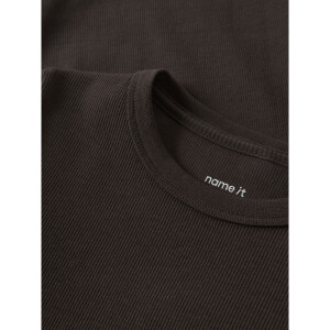 name it Langarm Top Chocolate Plum
