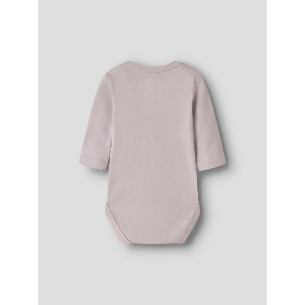 name it Body 3er-Pack Langarm Violettblume Violet Ice