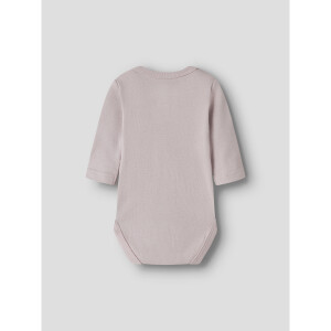 name it Body 3er-Pack Langarm Violettblume Violet Ice