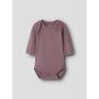 name it Body 3er-Pack Langarm Violettblume Violet Ice