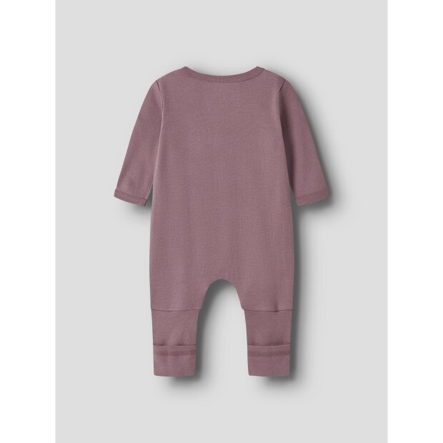 name it Schlafanzug 2er Set mit Reißverschluss lila Blüten Violet Ice