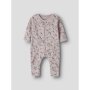 name it Schlafanzug 2er Set mit Reißverschluss lila Blüten Violet Ice