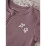 name it Schlafanzug 2er Set mit Reißverschluss lila Blüten Violet Ice