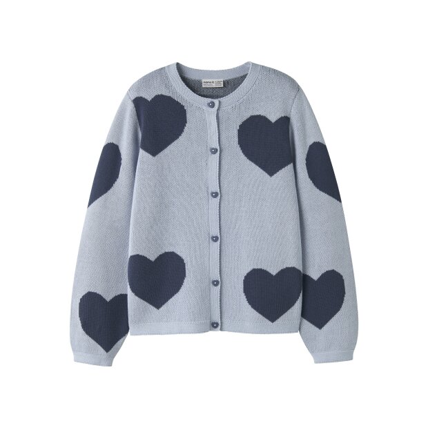 name it StrickJacke mit Langarm Subdued Blue