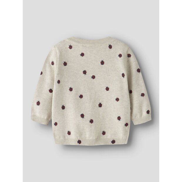 name it Strickjacke Marienkäfer Peyote Melange