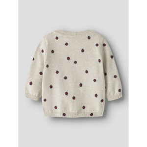 name it Strickjacke Marienkäfer Peyote Melange